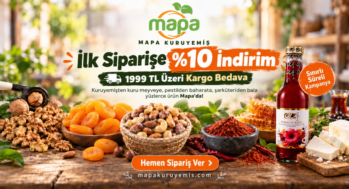 İlk siparişinize özel %10 indirim fırsatı Mapa’da!